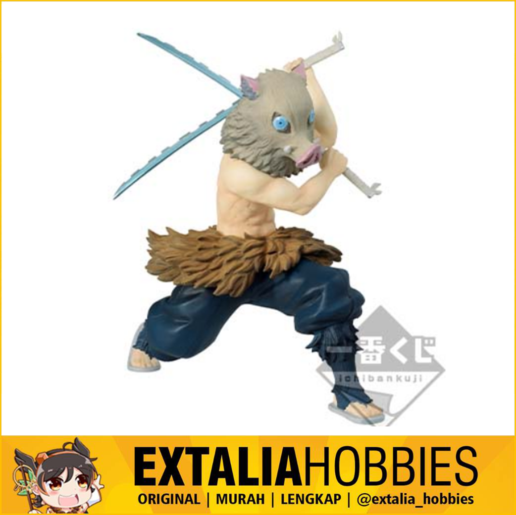 ICHIBAN KUJI - Demon Slayer: Kimetsu no Yaiba The Movie: Mugen Train - D Prize Inosuke Hashibira figure ICHIBAN KUJI - Demon Slayer: Kimetsu no Yaiba The Movie: Mugen Train - D Prize Inosuke Hashibira figure